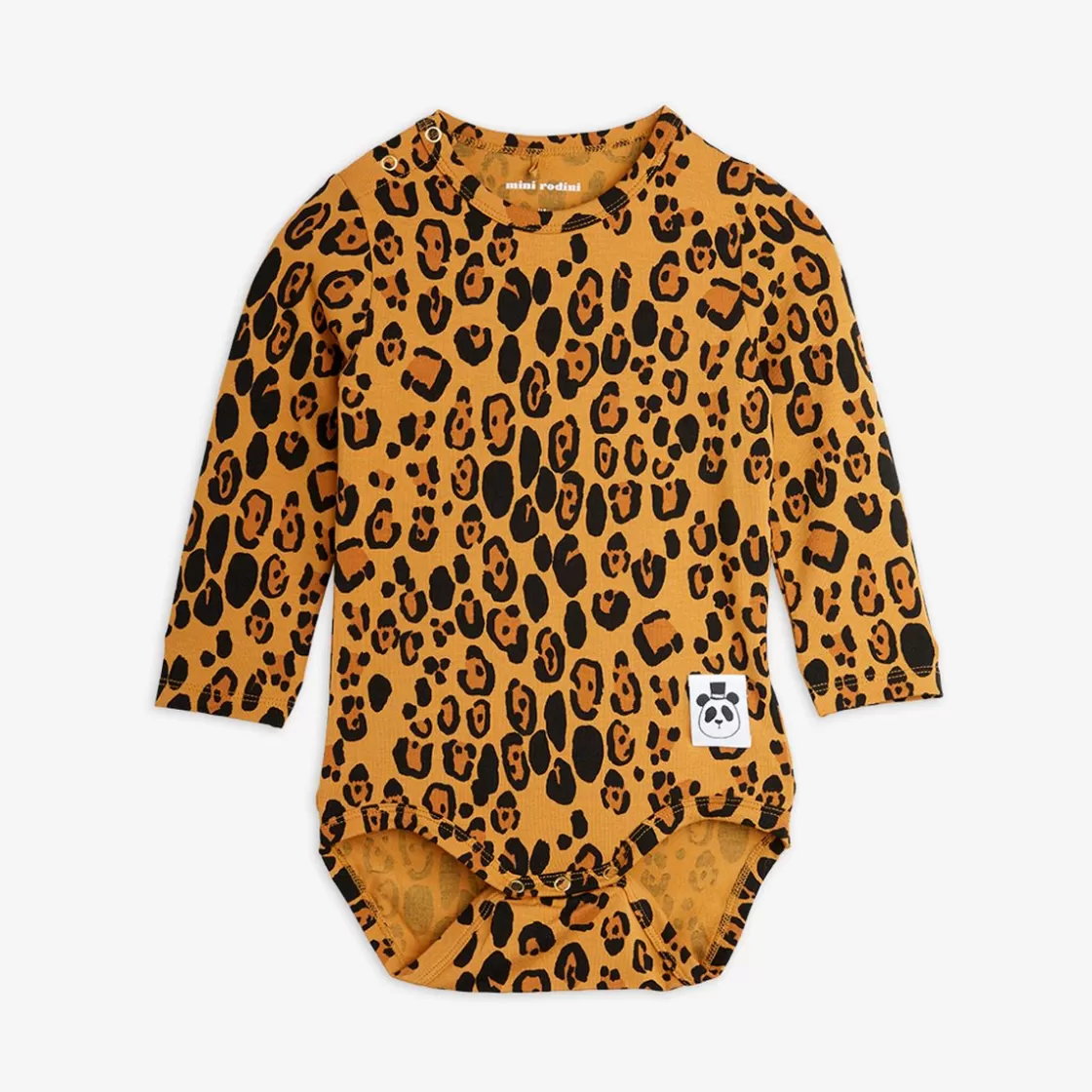 Outlet Basic Leopard Long Sleeve Body Bodysuits