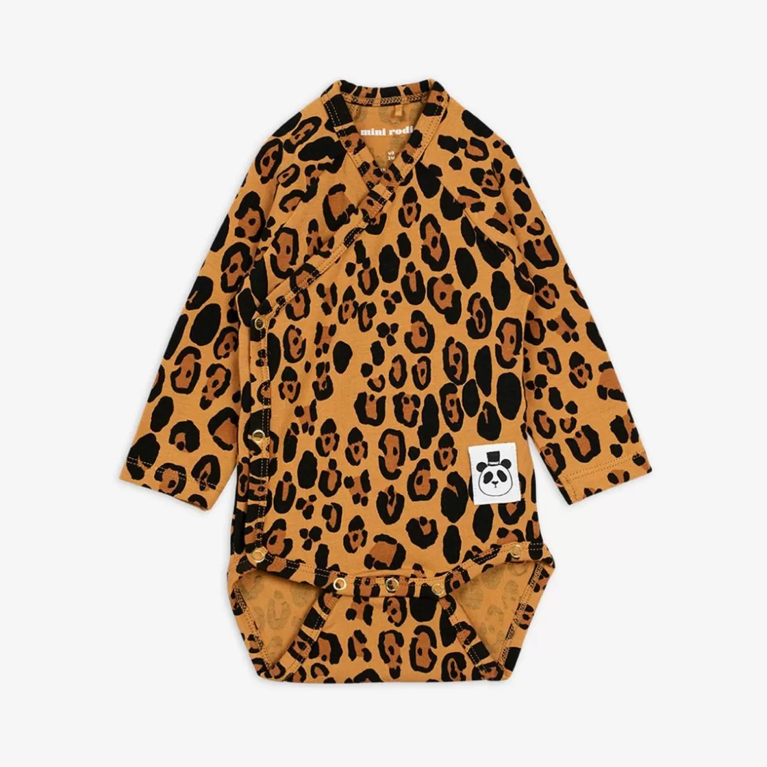 Outlet Basic Leopard Wrap Body Newborn | Bodysuits