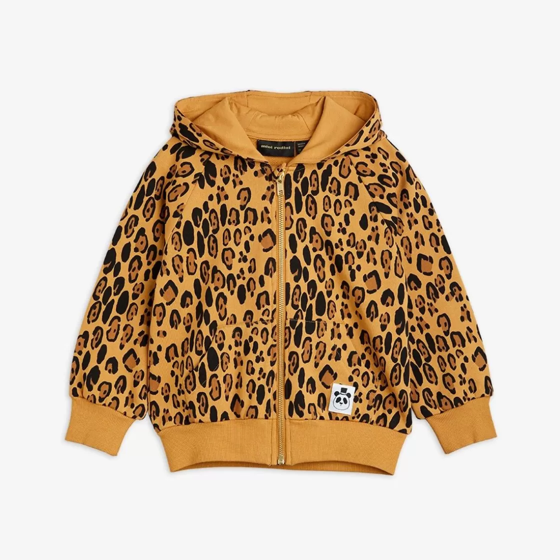 Fashion Basic Leopard Zip Hoodie Kids Hoodies & Sweatshirts | Sweaters