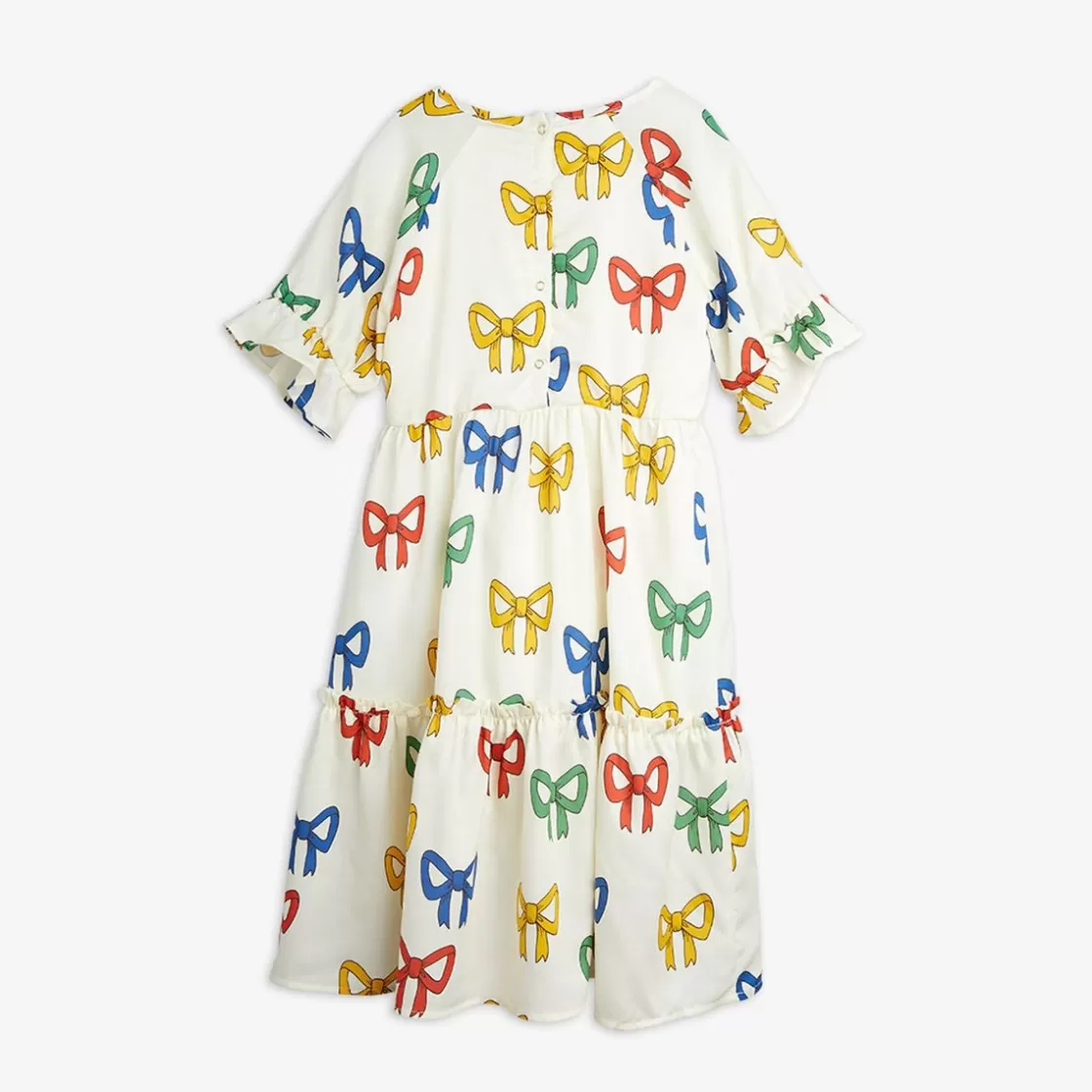 Outlet Bow Woven Dress Kids Dresses