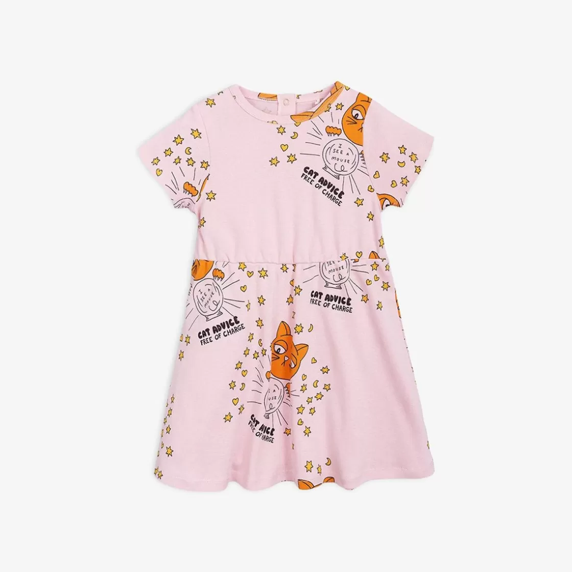 Online Cat Advice Dress Pink Kids Dresses