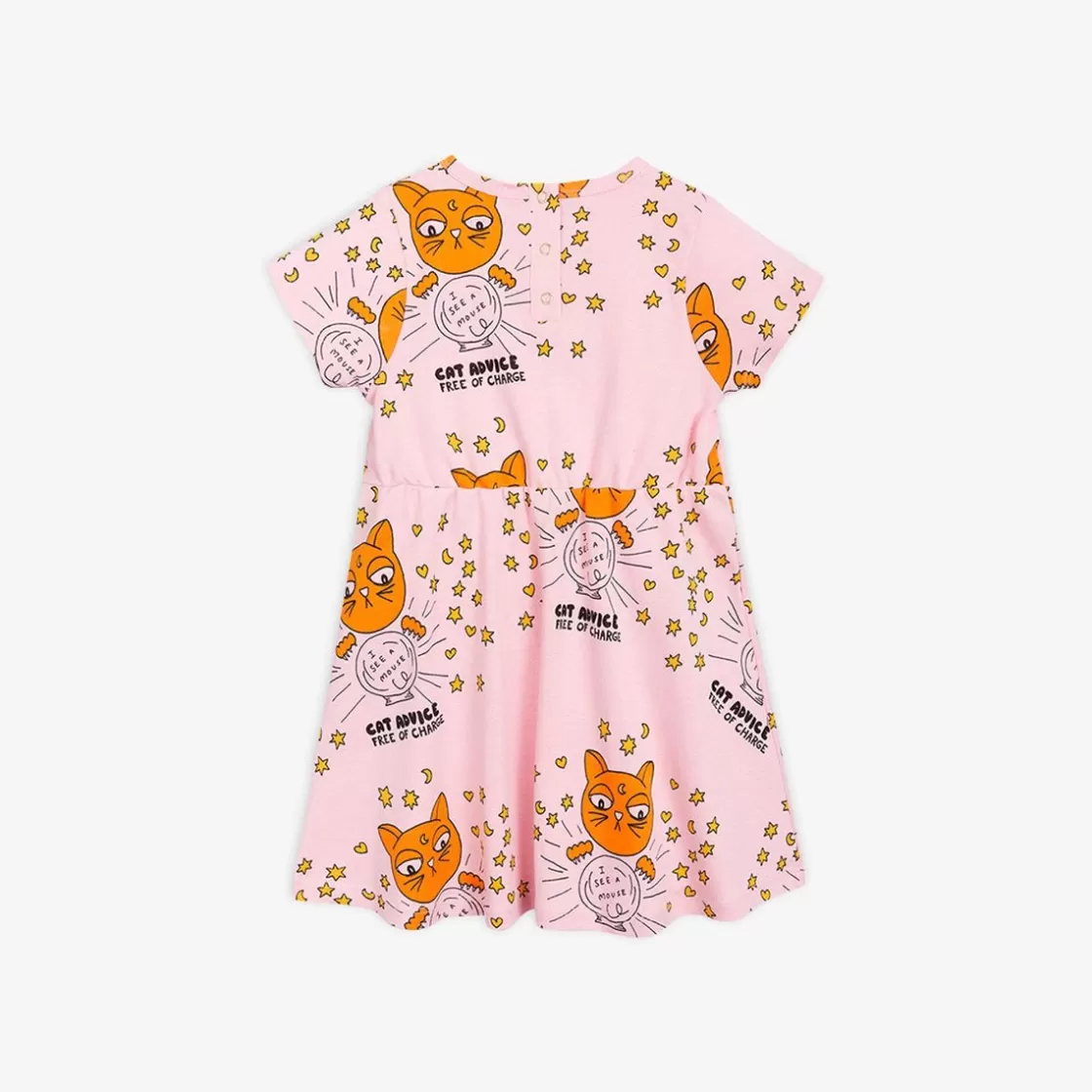 Online Cat Advice Dress Pink Kids Dresses