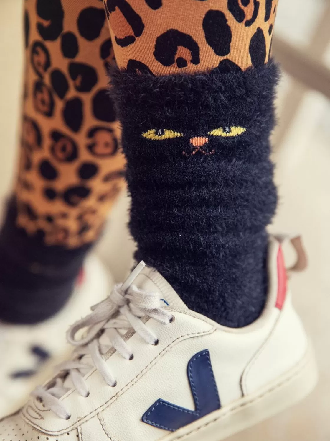 Outlet Cat Eyes Fuzzy Socks Kids Socks | Socks