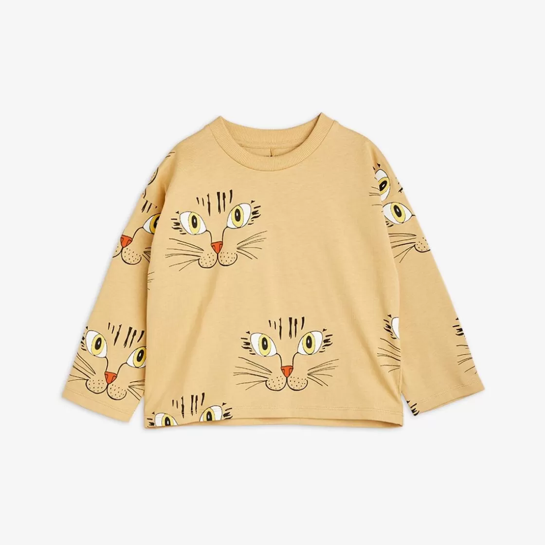 Sale Cat Face Long Sleeve T-Shirt Kids Sweaters | T-Shirts & Tank Tops