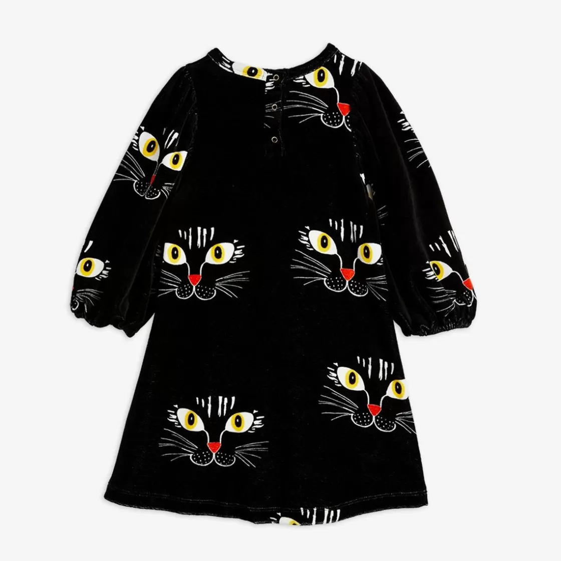 Cheap Cat Face Velour Dress Kids Dresses