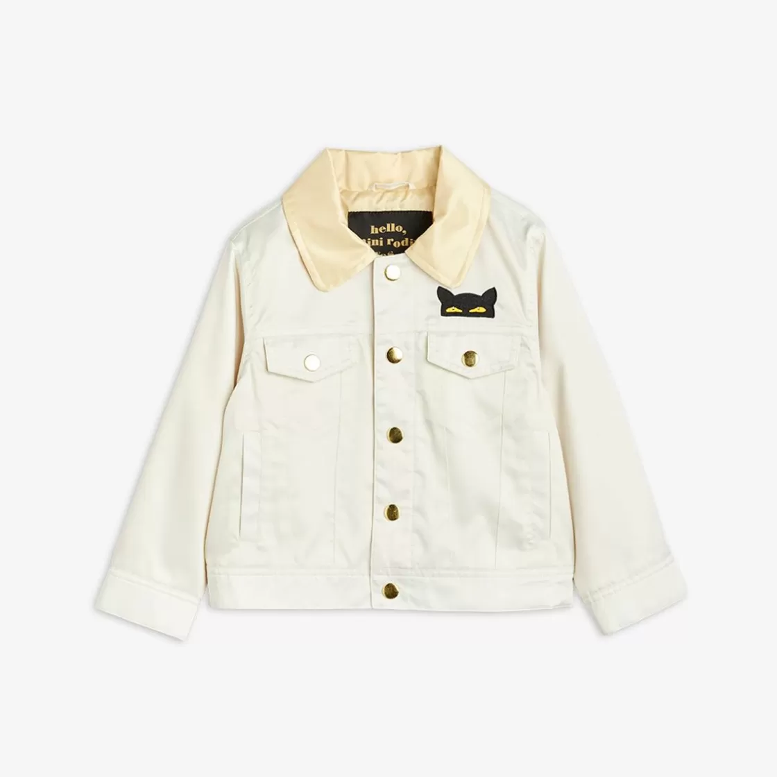 Shop Cat Tells All Satin Jacket Kids Jackets