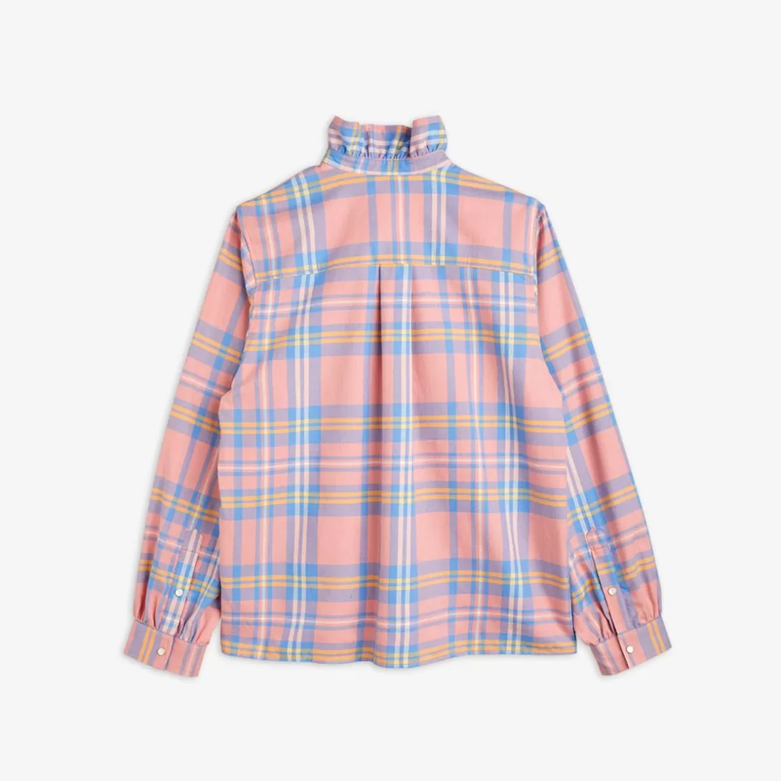 New Check Adult Woven Flannel Blouse Kids Shirts & Blouses