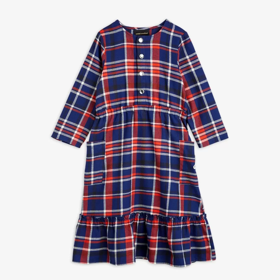 Store Check Woven Flannel Dress Kids Dresses