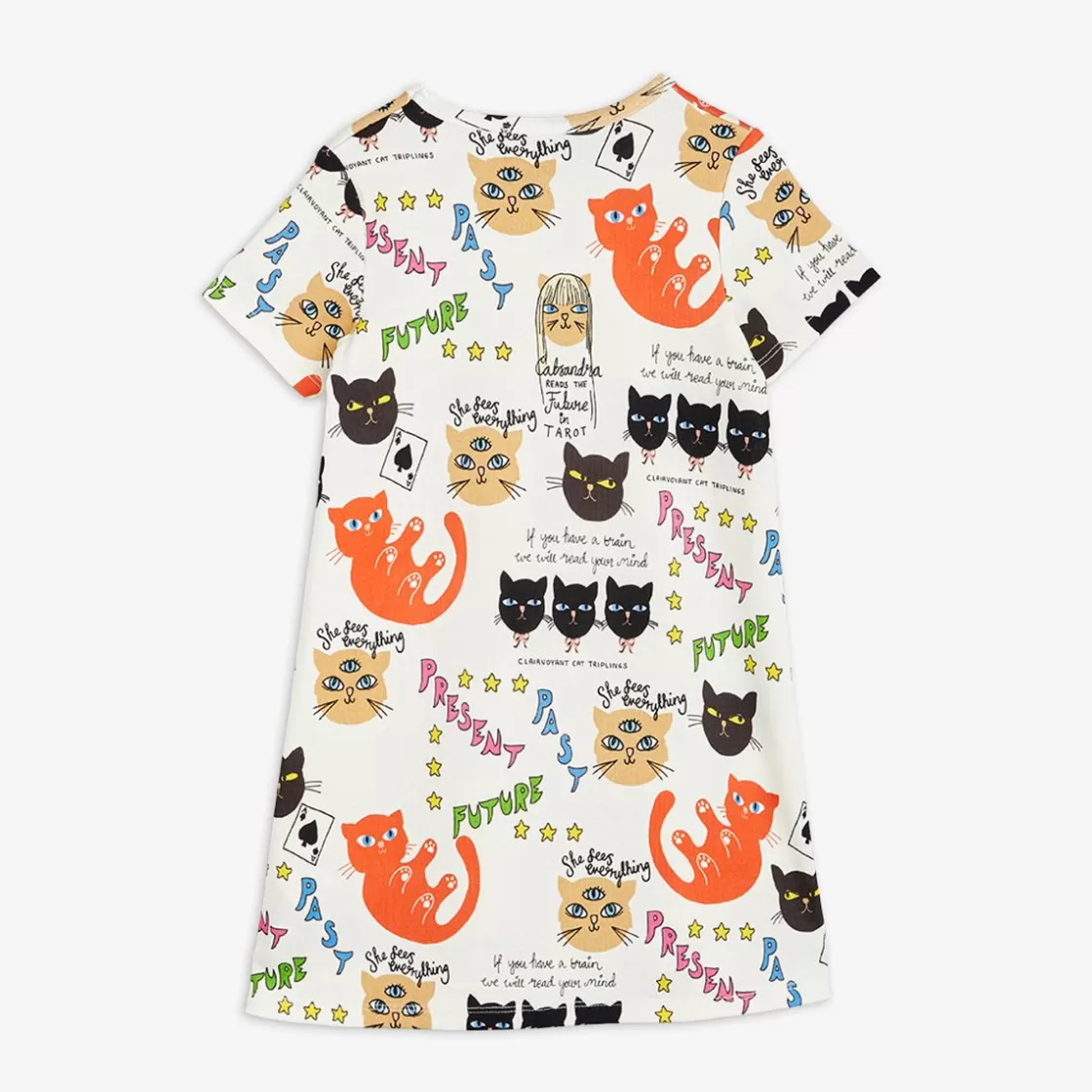 Shop Clairvoyant Cats Dress Kids Dresses