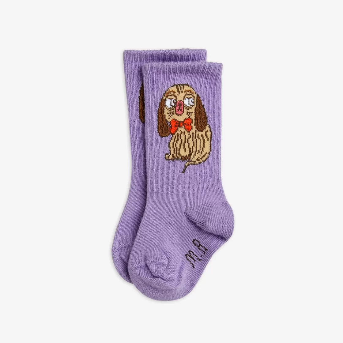 Hot Dashing Dogs Baby Socks Purple Newborn | Socks