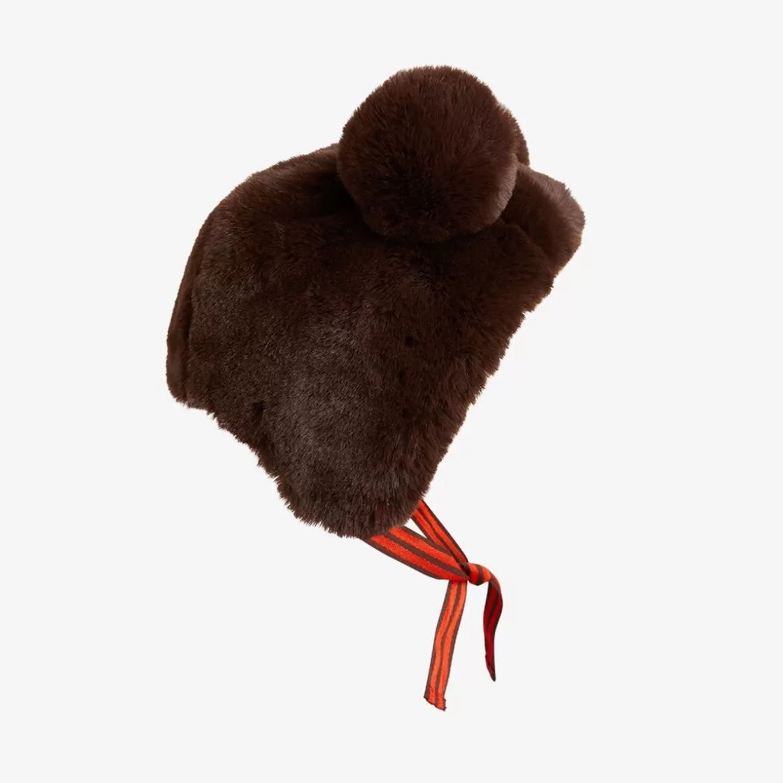 Discount Faux Fur Hat with Ears Kids Hats & Caps