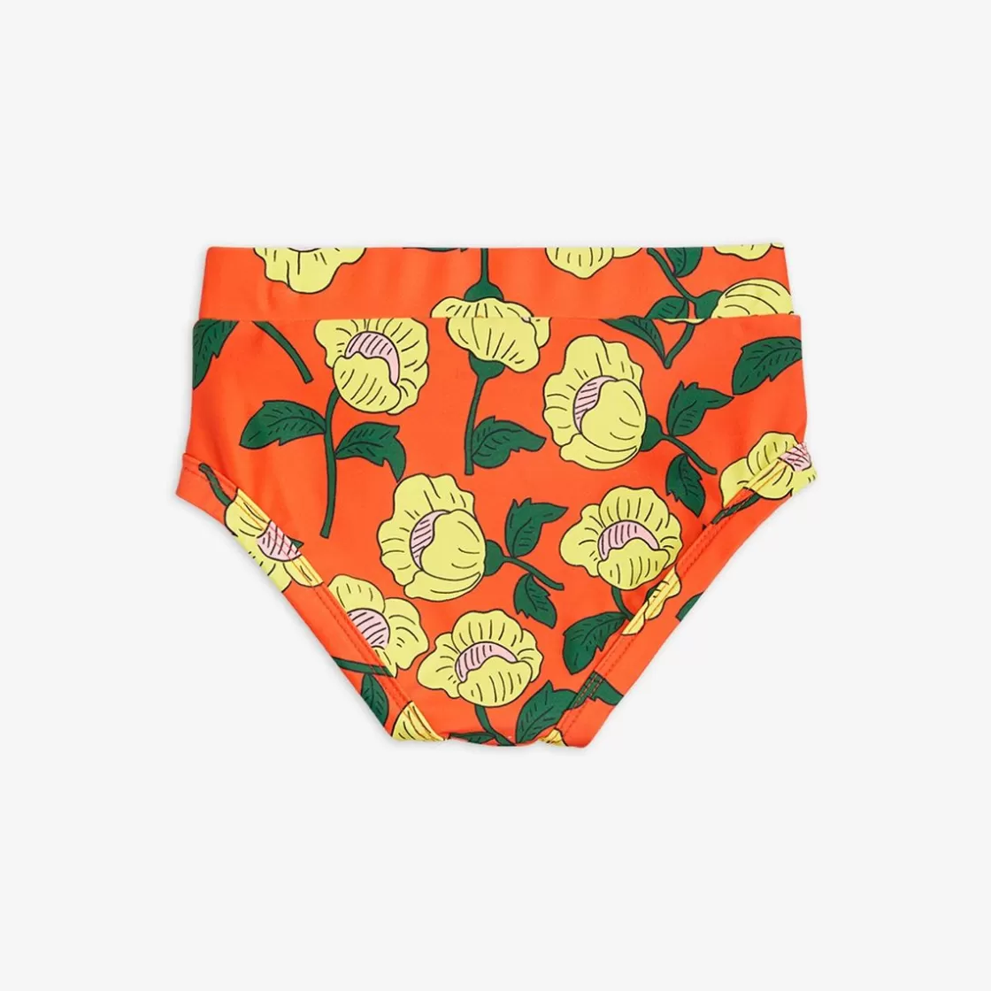 Cheap Flowers High Waisted Swim Pants Kids Uv Swimwear