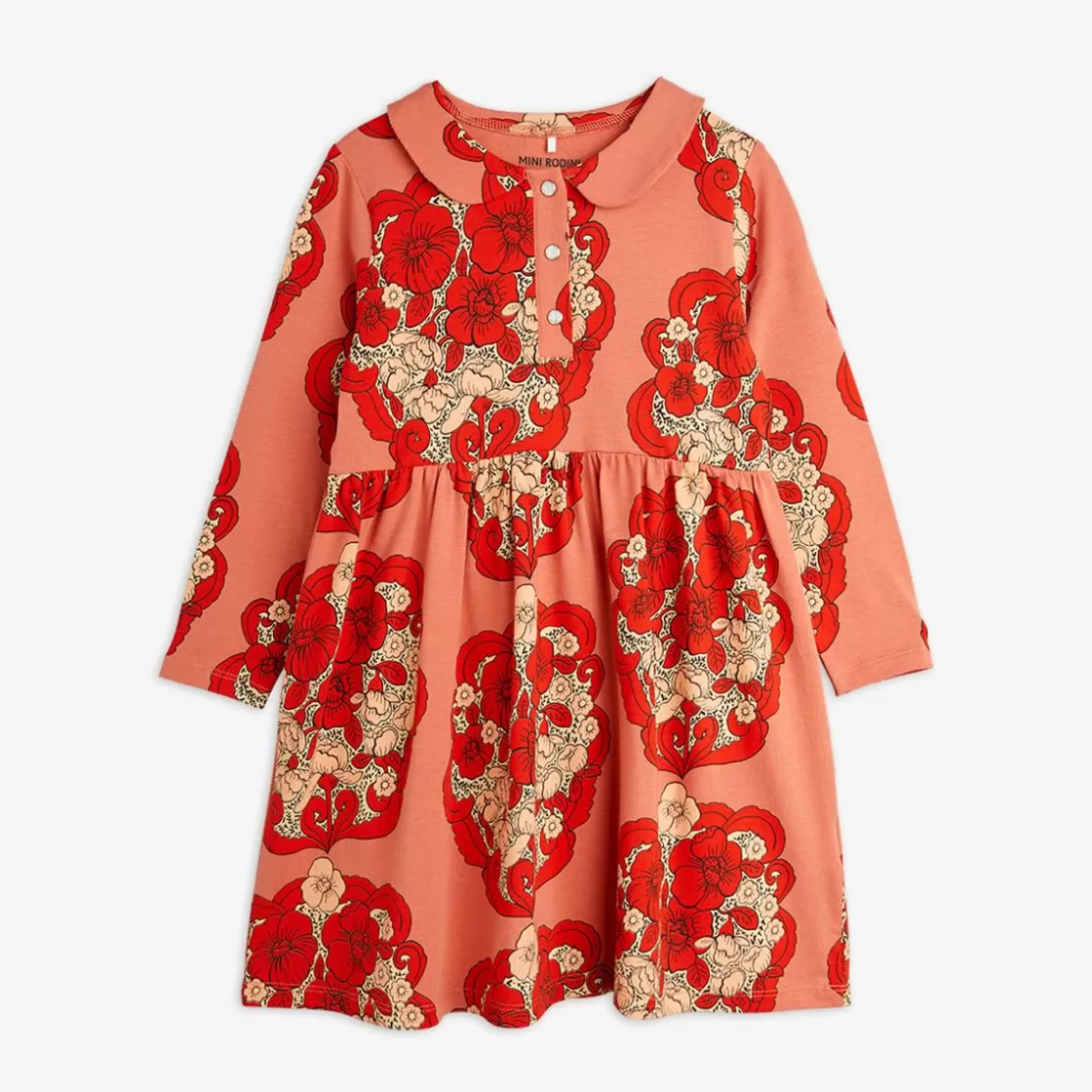 Best Sale Flowers Long Sleeve Dress Kids Dresses