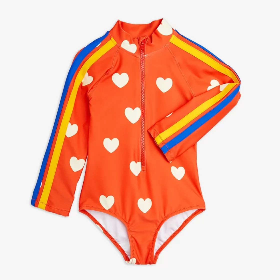 Fashion Hearts Long Sleeve UV-Swimsuit Kids Swimsuits | Uv Swimwear