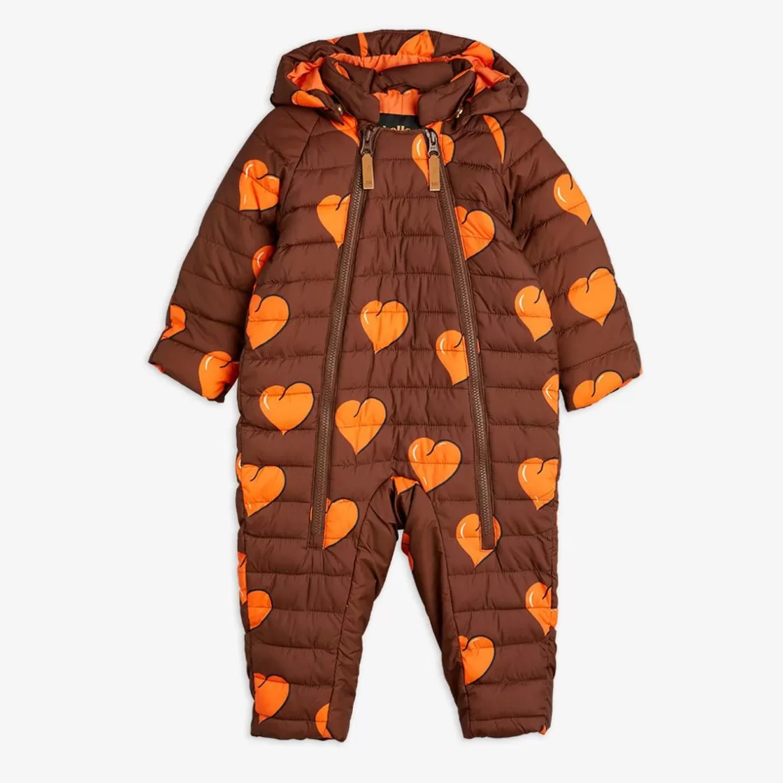 Sale Hearts Padded Baby Overall Snowsuits & Overalls