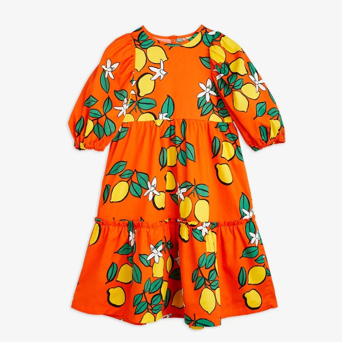 Best Sale Lemons Woven Dress Kids Dresses