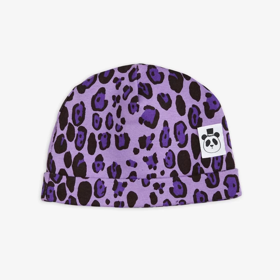 Shop Leopard Beanie Purple Kids Hats & Caps | Hats & Beanies