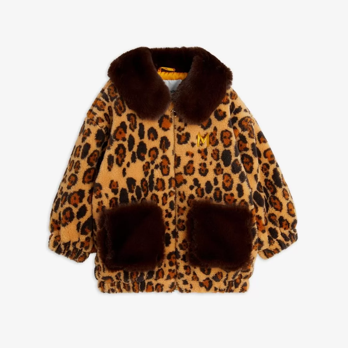 Clearance Leopard Faux Fur Jacket Kids Jackets