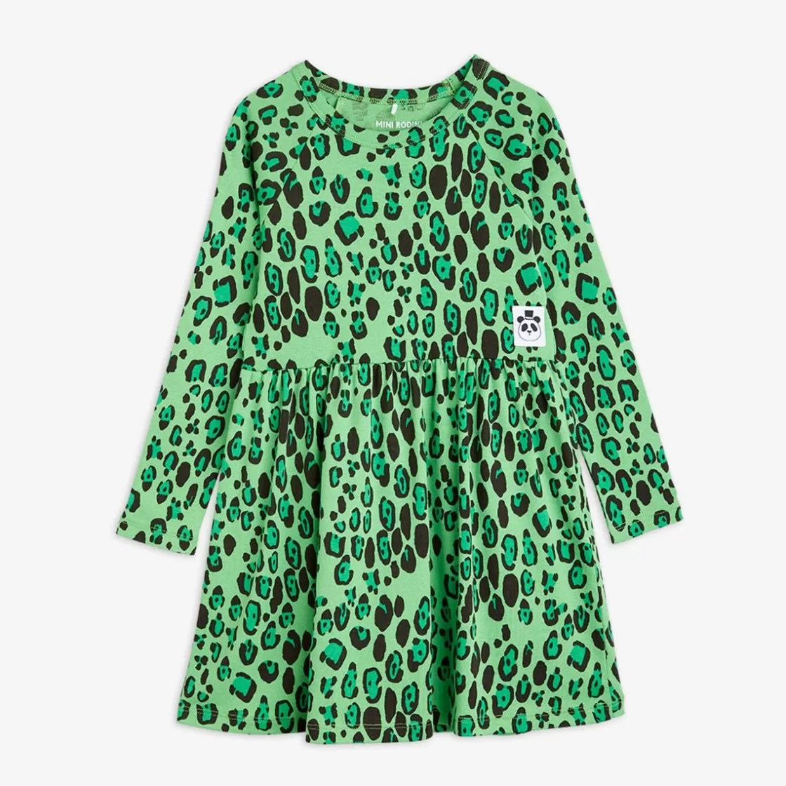 Shop Leopard Long Sleeve Dress Kids Dresses