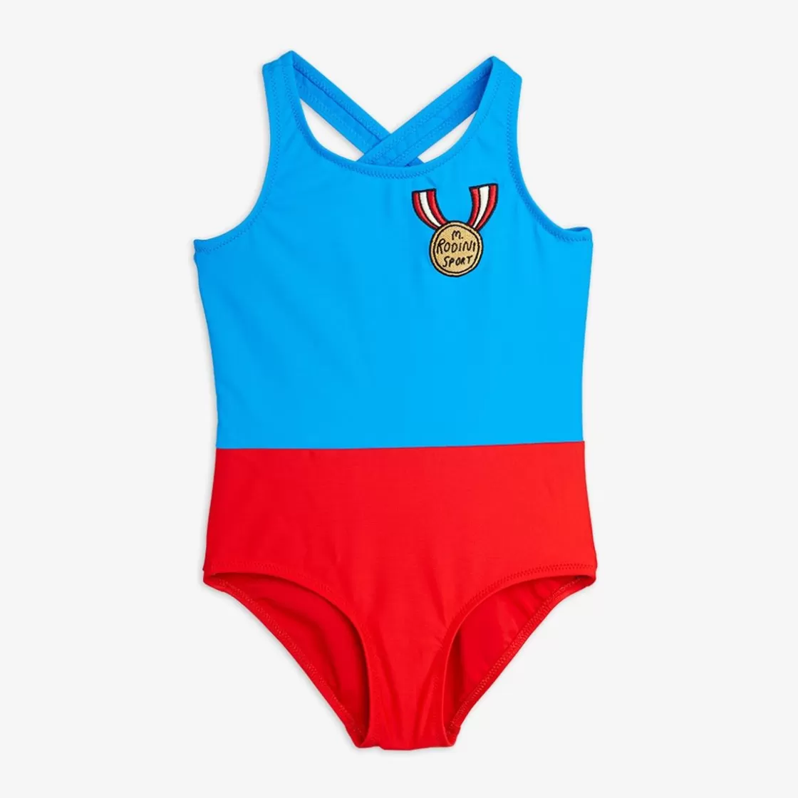 Discount Medal Embroidered UV Swimsuit Kids Swimsuits