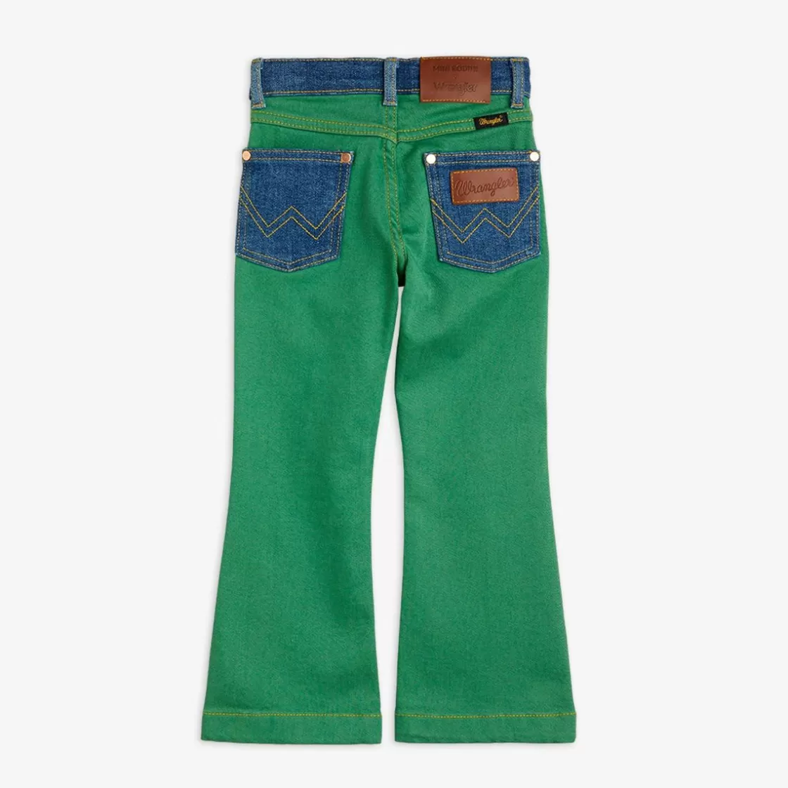 Fashion M.Rodini x Wrangler Flared Jeans Green Kids Jeans