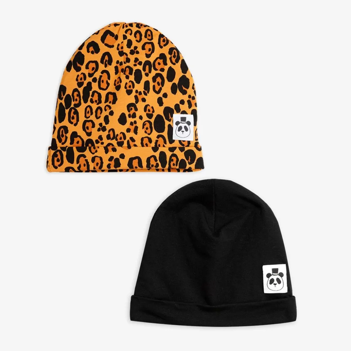 Flash Sale 2-pack Basic Leopard Beanie Kids Hats & Caps | Hats & Beanies