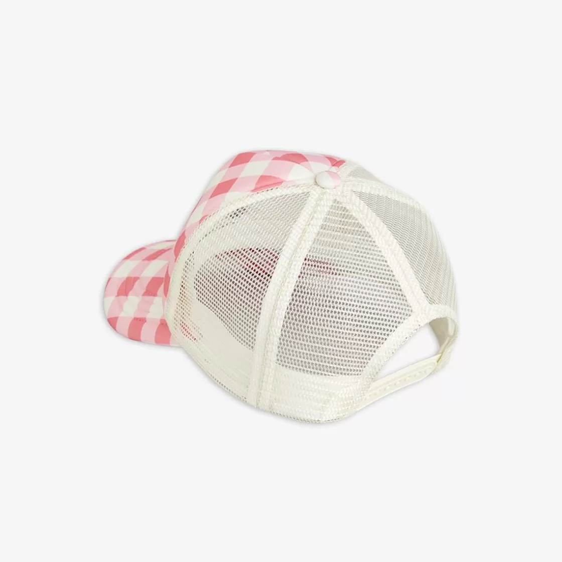 Clearance Panda Gingham Check Cap Kids Hats & Caps