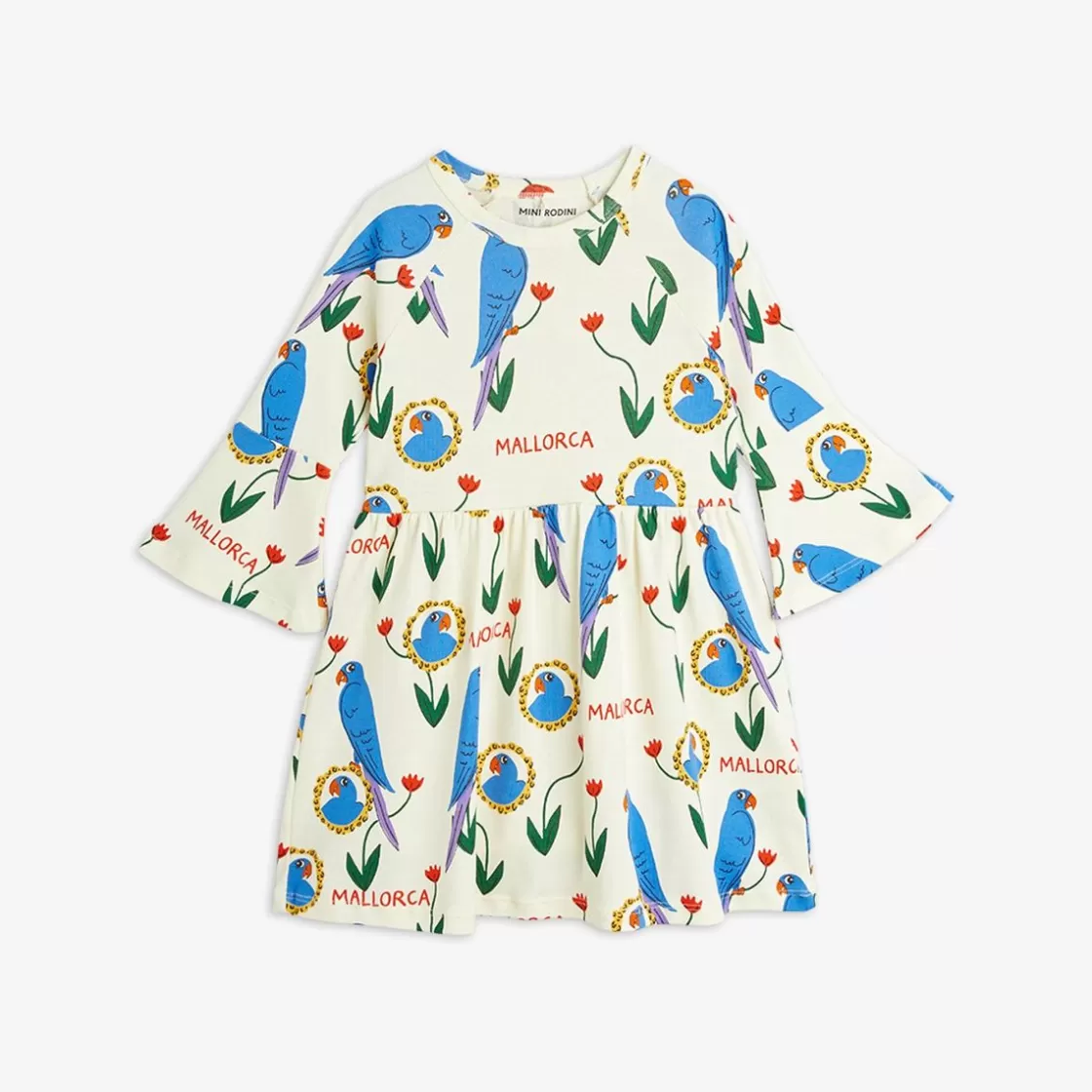 Online Parrots Dress Kids Dresses