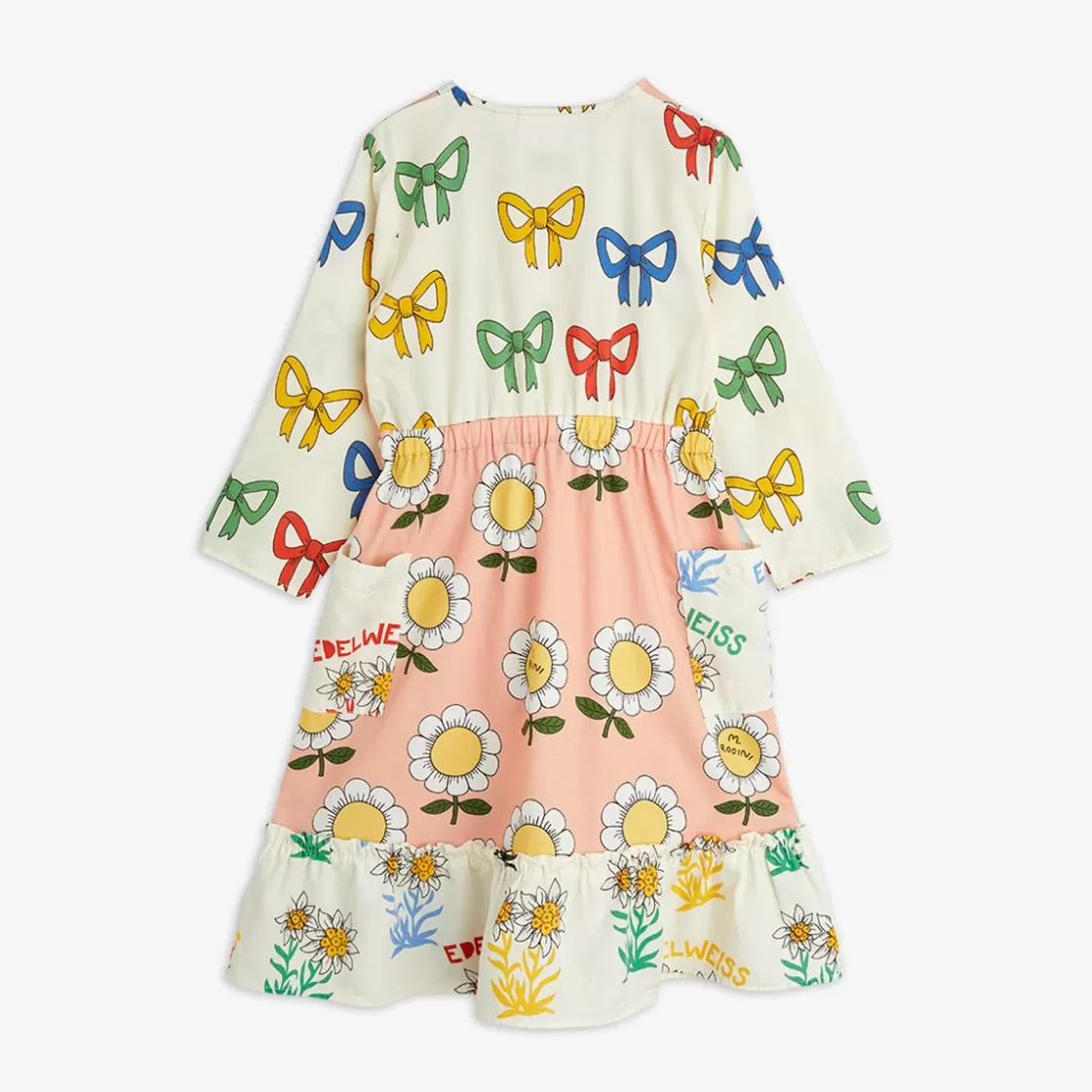 Discount Patchwork Woven Dress Kids Dresses