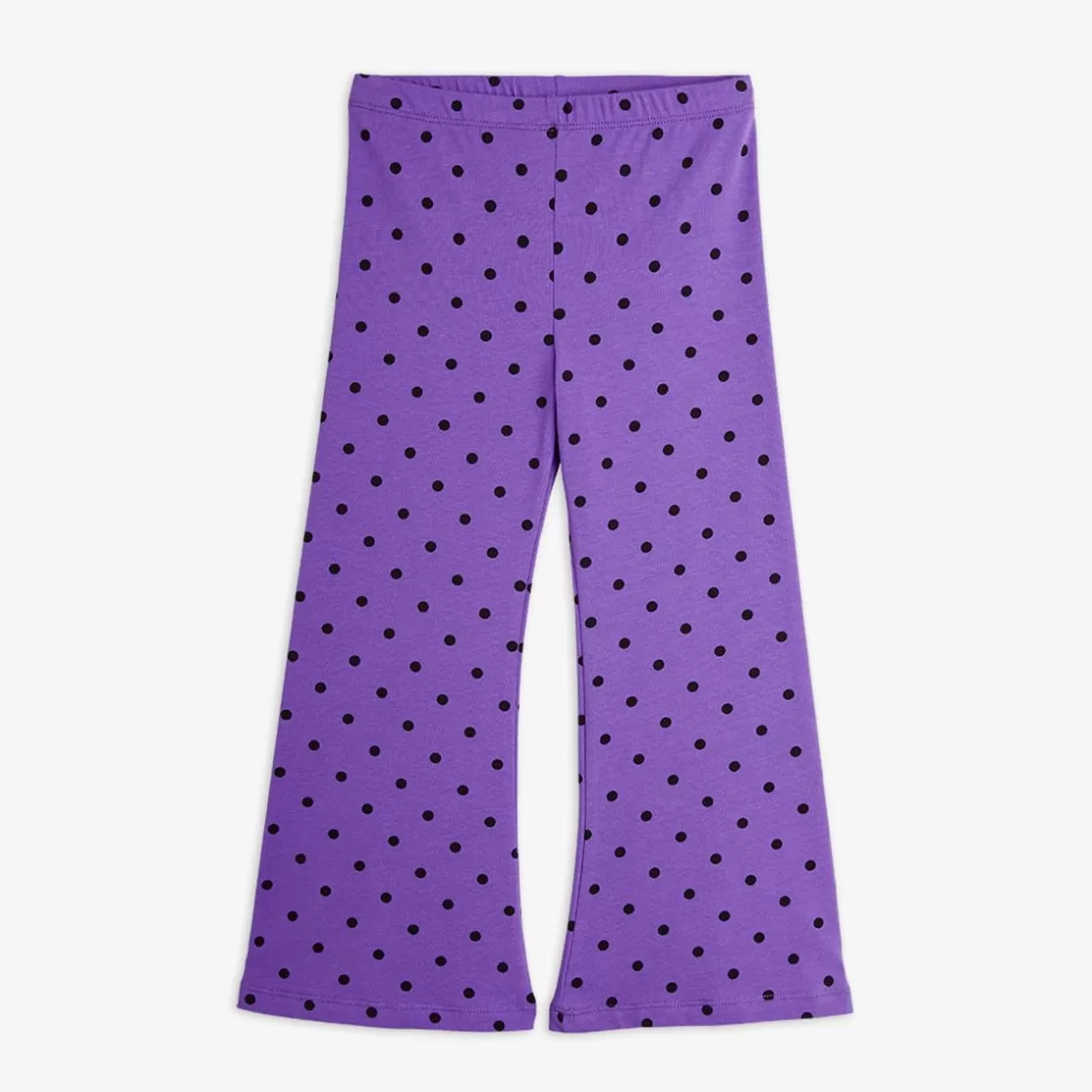 Cheap Polka Dot Flared Trousers Kids Pants