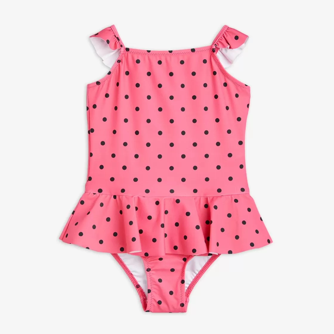 Clearance Polka Dot UV Swimsuit with Skirt Kids Swimsuits