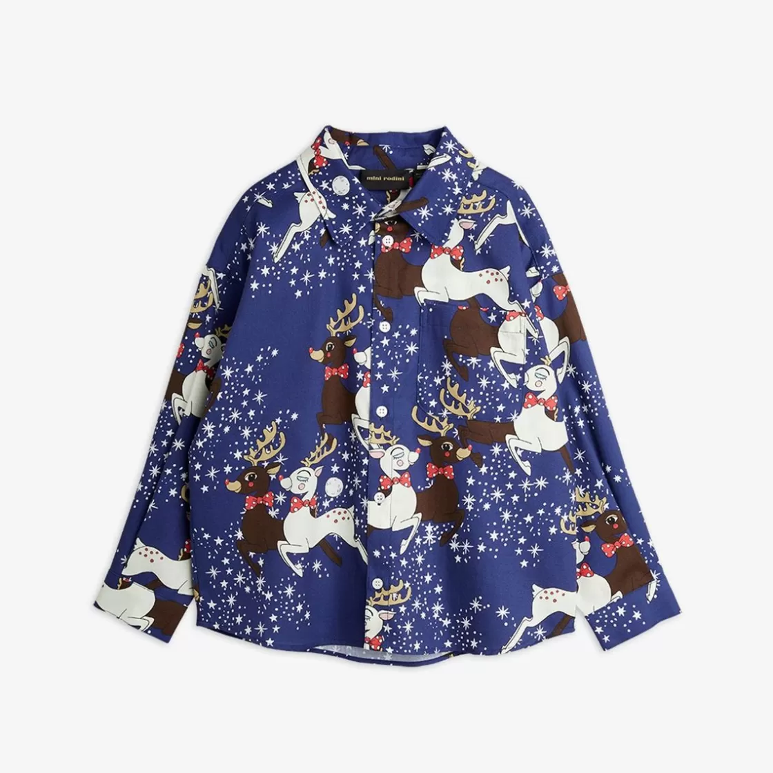 Clearance Reindeer Woven Shirt Kids Shirts & Blouses