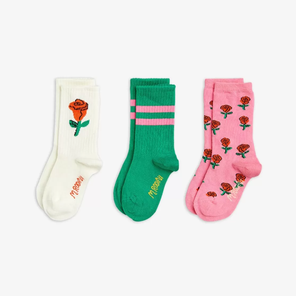 Fashion Roses 3-pack Socks Kids Socks