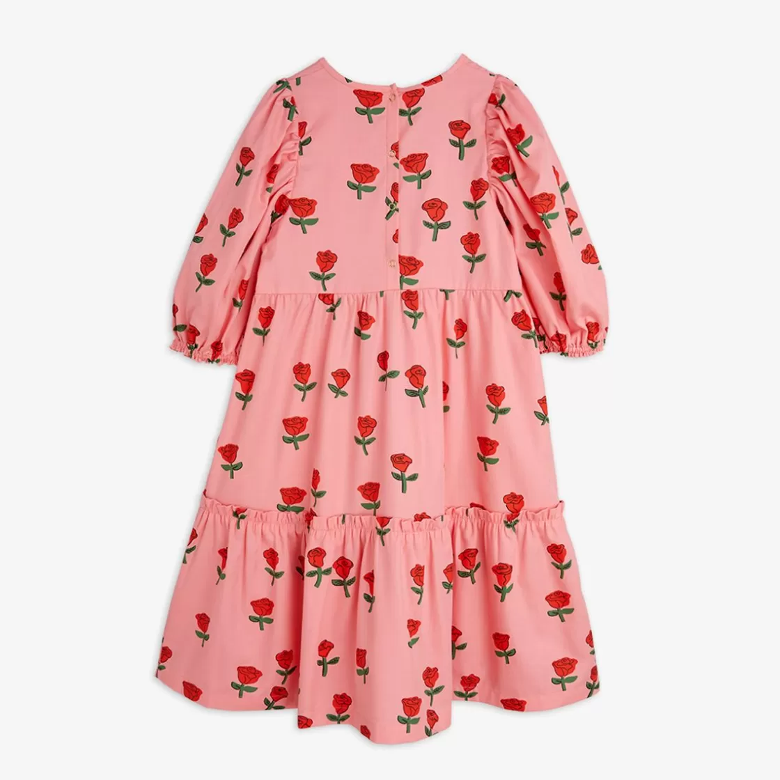 Cheap Roses Woven Dress Kids Dresses