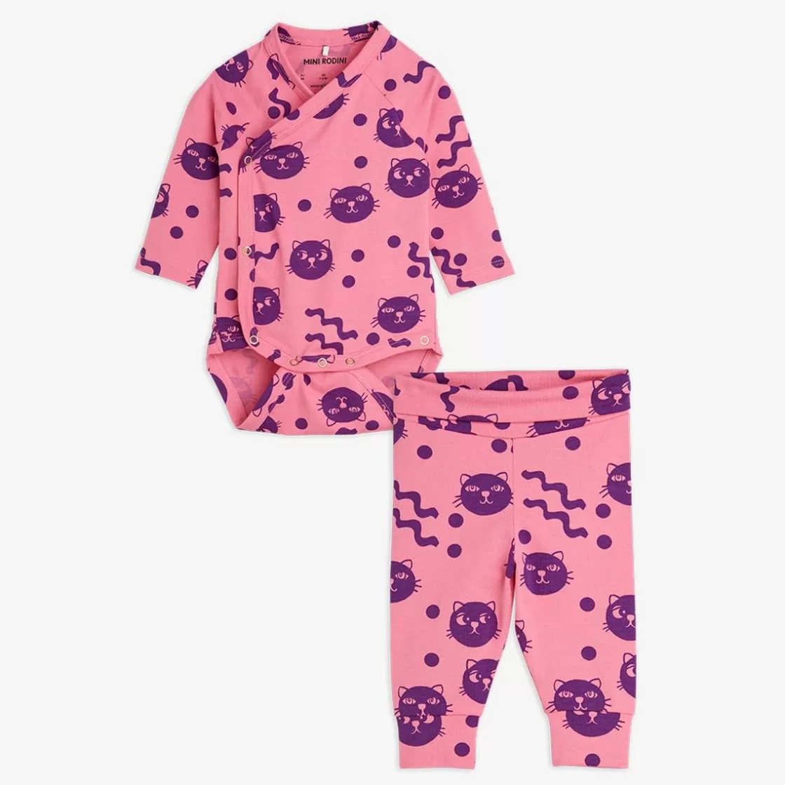 Flash Sale Squiggly Cats Baby Set Newborn | Baby Sets