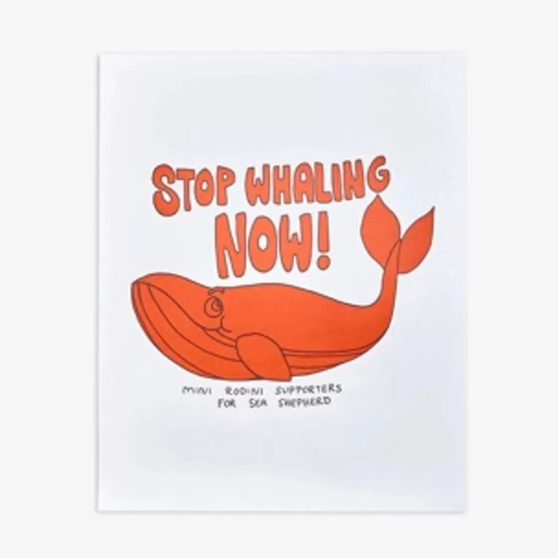 Hot Stop Whaling poster Art Posters