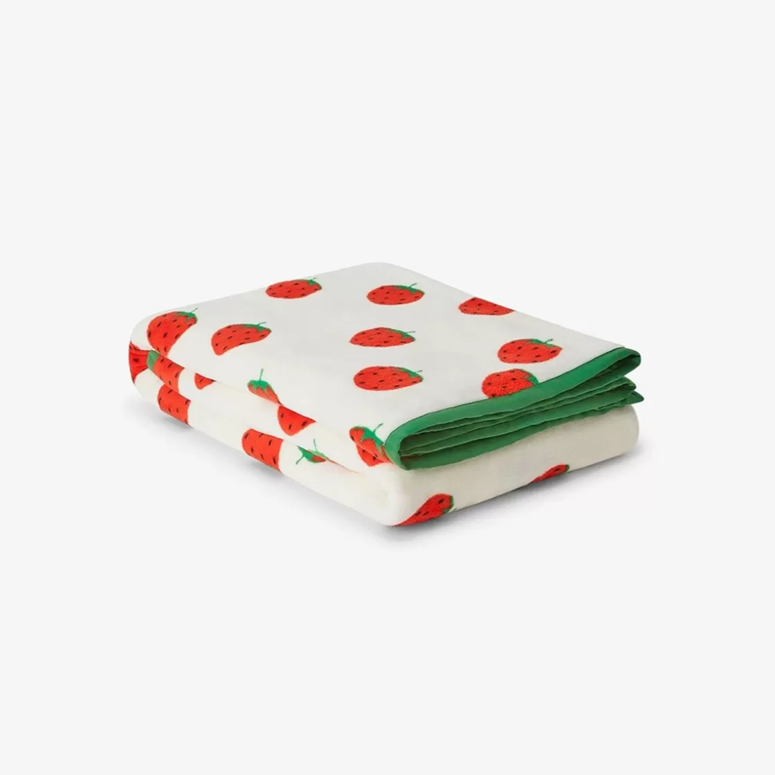 Shop Strawberries Fleece Bedspread Twin Bedspreads