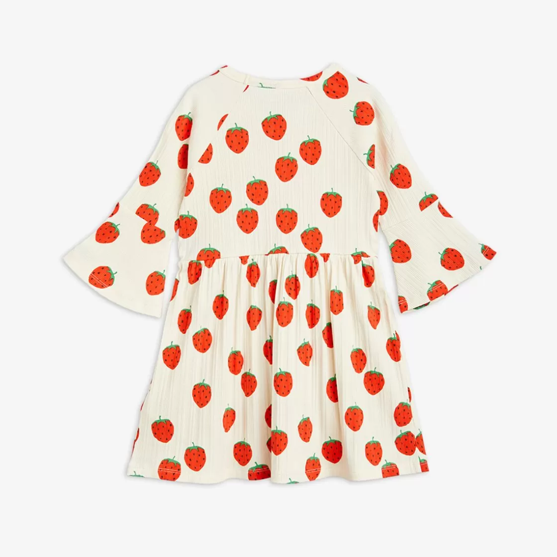 Best Sale Strawberries Trumpet Sleeve Dress Kids Dresses