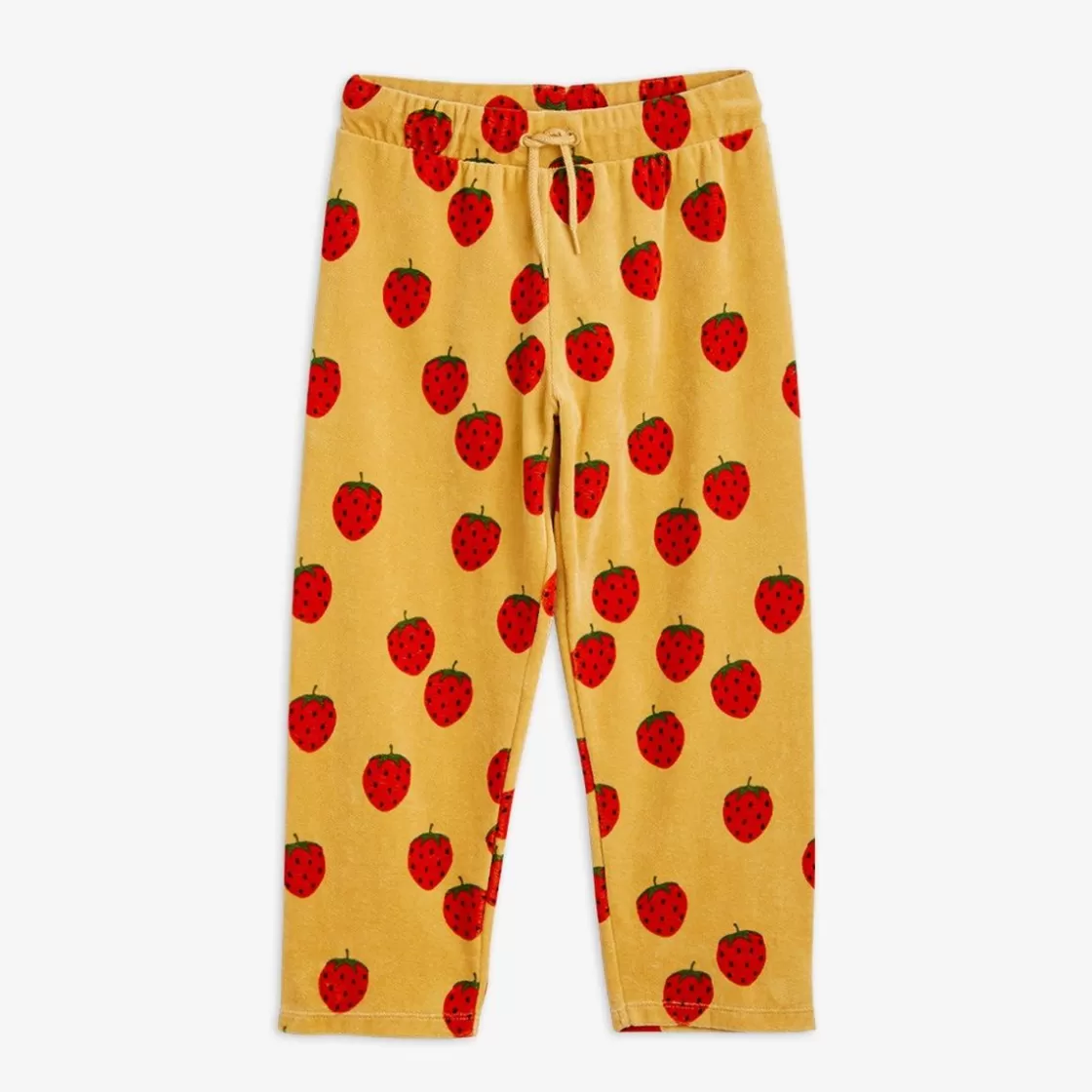 New Strawberries Velour Trousers Kids Pants