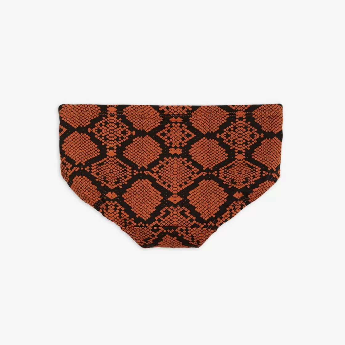 Outlet Upcycled Snakeskin Panties Brown Kids Underwear